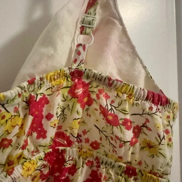 White, Pink and Yellow Tank Top - Picture 4 of 7